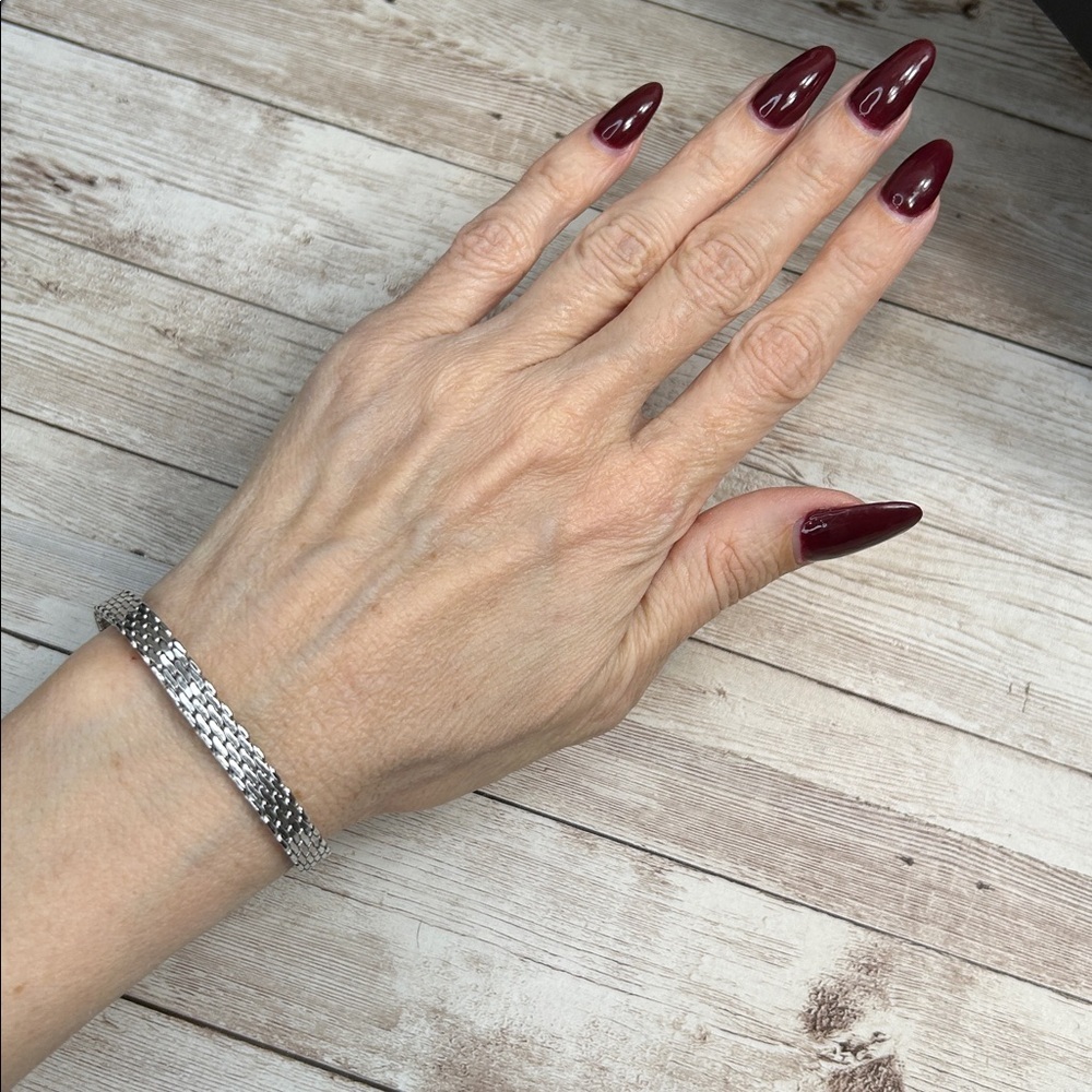 Monet Silver Chain Bracelet